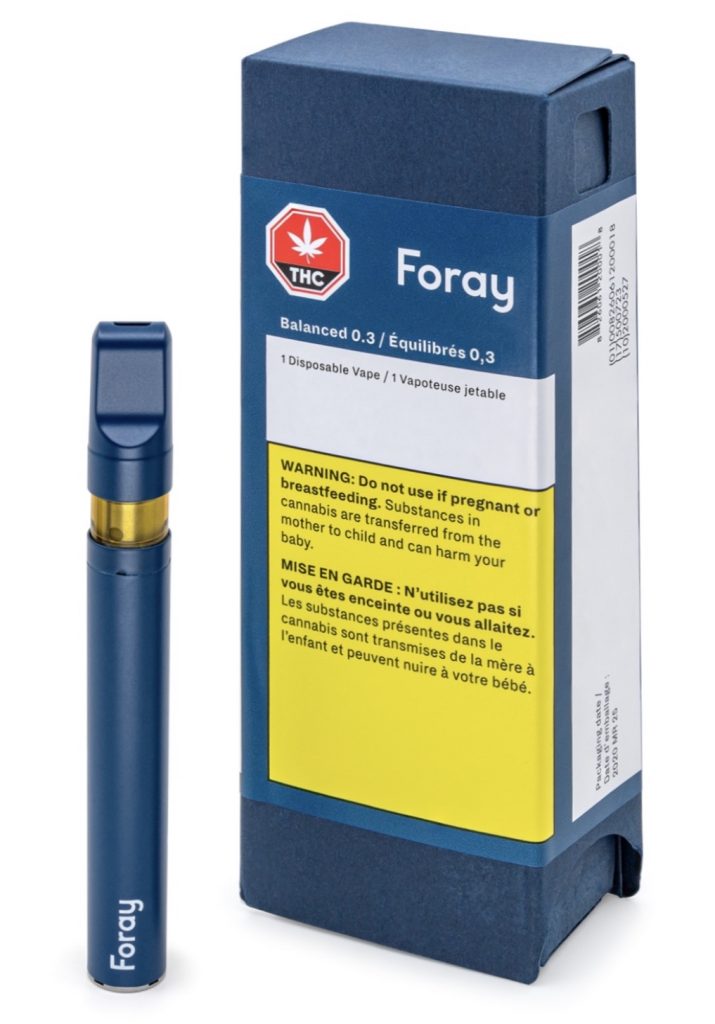 Foray Disposable Balanced 0.3g Va[e Pen